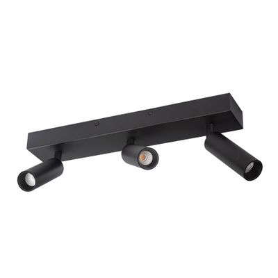 BC0023 LED-opbouwspot Koker 3x10W 2700K Dimbaar Zwart