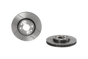 Remschijf BREMBO, Remschijftype: Gespleten: , u.a. für Opel, Fiat, Vauxhall