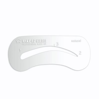 Make-Up Studio Accessoire Brows Brow Stencil Natural 1Stuks Make-Up Studio Accessoire Brows Brow Stencil Natural 1Stuks