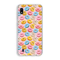 Pink donuts: Samsung Galaxy A10 Transparant Hoesje