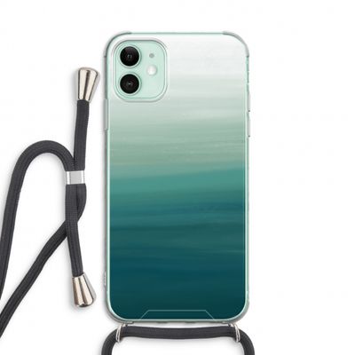 Ocean: iPhone 11 Transparant Hoesje met koord