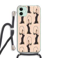 Pop Some Kim: iPhone 11 Transparant Hoesje met koord