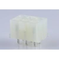 Molex 10845060 Female header, inbouw (standaard) Totaal aantal polen: 6 Rastermaat: 6.35 mm Inhoud: 1 stuk(s) Bulk - thumbnail