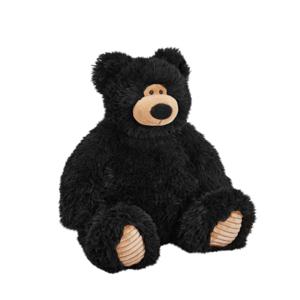 Wild Republic zwarte beer knuffel - 40 cm - Pluche - zittend - Beren - dierenknuffels
