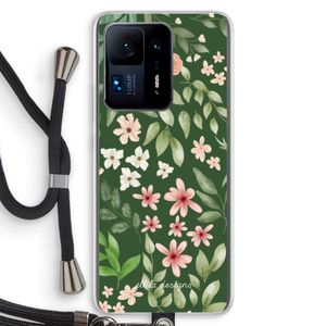Botanical green sweet flower heaven: Xiaomi Mi Mix 4 Transparant Hoesje met koord
