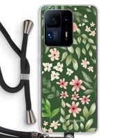 Botanical green sweet flower heaven: Xiaomi Mi Mix 4 Transparant Hoesje met koord