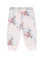 Roberto Cavalli Junior floral-print track pants - Rose