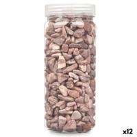 Decoratieve stenen Gift Decor 2325DC-40 2325DC-40 Rood 10 - 20 mm 700 g 6,2 x 15,3 x 6,2 cm 6,5 x 15,8 x 6,5 cm (12 Stuks)
