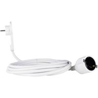 REV 0016055114 Stroom Verlengkabel Wit 5.00 m H05VV-F 3G 1,5 mm²