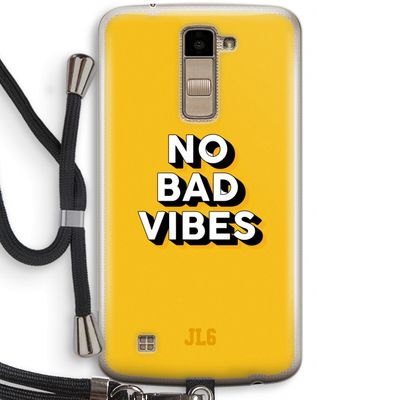 No Bad Vibes: LG K10 (2016) Transparant Hoesje met koord