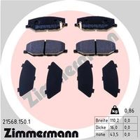 Remblokkenset, schijfrem 215681501