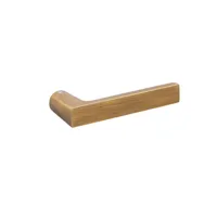NUDA Deurkruk Baar Brushed Goud op minimalistisch rozet