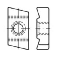 TOOLCRAFT 161568 Schroefplaten voor hamerkopschroeven M8 Staal Galvanisch verzinkt 100 stuk(s) - thumbnail