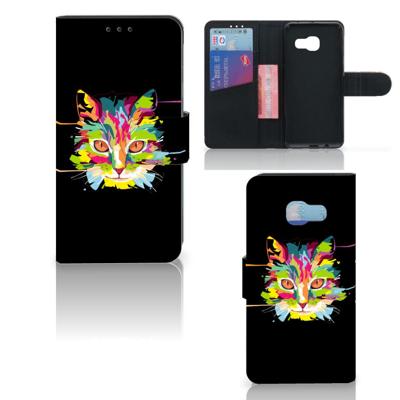 Samsung Galaxy A3 2017 Leuk Hoesje Cat Color Samsung Galaxy A3 2017 Leuk Hoesje Cat Color