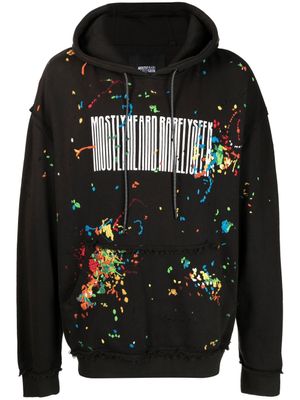 Mostly Heard Rarely Seen hoodie à imprimé graphique - Noir