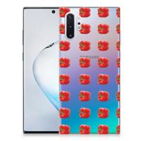 Samsung Galaxy Note 10 Plus | Siliconen Case | Paprika Red