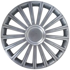 Wieldoppenset Radical 14-inch zilver + chroom ring PP5064