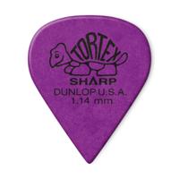 Dunlop Tortex Sharp Plectrum 1.14mm - Per Stuk