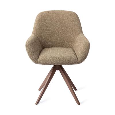 Jesper Home Kushi eetkamerstoel Moss Meadow turn brown