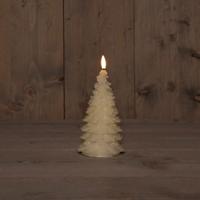 B.O.T. 3D Wick Ivory Christmas Tree Wax 9,5X20 cm - Annas collection