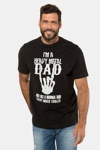 Ulla Popken T-shirt, metal dad, cool, t/m mt. 8XL - Grote Maten Ulla Popken T-shirt, metal dad, cool, t/m mt. 8XL - Grote Maten