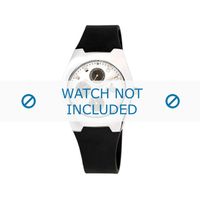 Calypso horlogeband K5124 Rubber Zwart - thumbnail