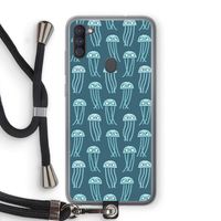 Kwallie: Samsung Galaxy A11 Transparant Hoesje met koord Kwallie: Samsung Galaxy A11 Transparant Hoesje met koord