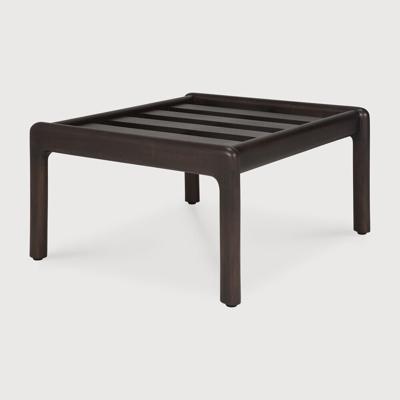 Ethnicraft Hocker 'Jack' Gevernist Mahoniehout, kleur Donkerbruin