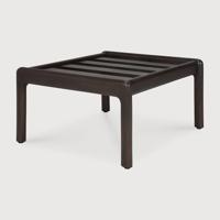 Ethnicraft Hocker 'Jack' Gevernist Mahoniehout, kleur Donkerbruin