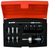 Bahco stubby ratelset 18-delig