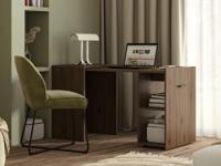 Uitschuifbaar bureau SMOLTY walnoot