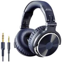OneOdio Pro-10 Over Ear koptelefoon DJ Kabel Stereo Blauw High-Resolution Audio Vouwbaar, Zwenkbare oorschelpen - thumbnail