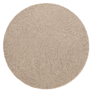 Vloerkleed Eleni Rond - Beige maat: xcm - materiaal: Wol - Dekbed-Discounter.nl