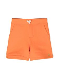 POLO RALPH LAUREN KIDS short en coton à logo brodé - Orange