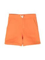 POLO RALPH LAUREN KIDS short en coton à logo brodé - Orange