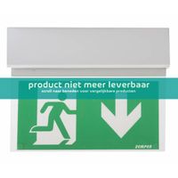 KONS Wall / Ceiling LED nood/continu + Autotest. Autonomie 1 uur. IP42