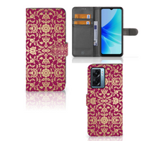 Wallet Case OPPO A77 5G | A57 5G Barok Pink - thumbnail