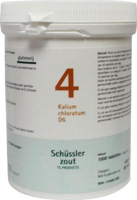 Kalium chloratum 4 D6 Schussler 1000 Tabletten Kalium chloratum 4 D6 Schussler 1000 Tabletten
