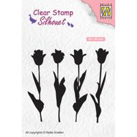 Nellie's Choice • silhouet clear stempels tulips