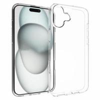 iPhone 16 Plus Anti-Slip TPU Hoesje - Doorzichtig - thumbnail