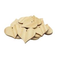 Colorations - houten hartornamenten groot, 20st.