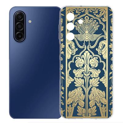 TPU Hoesje Samsung Galaxy A17 - Beige Flowers Backcover