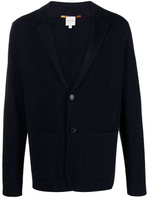 Paul Smith veste en maille à simple boutonnage - Bleu