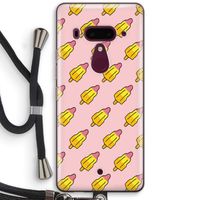 Waterijsjes: HTC U12+ Transparant Hoesje met koord Waterijsjes: HTC U12+ Transparant Hoesje met koord