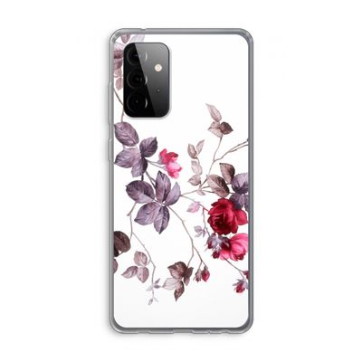 Mooie bloemen: Samsung Galaxy A72 Transparant Hoesje