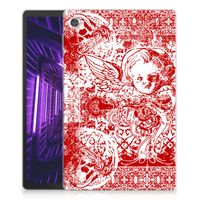 Tablet BackCover Lenovo Tab M10 Plus Angel Skull Rood - thumbnail