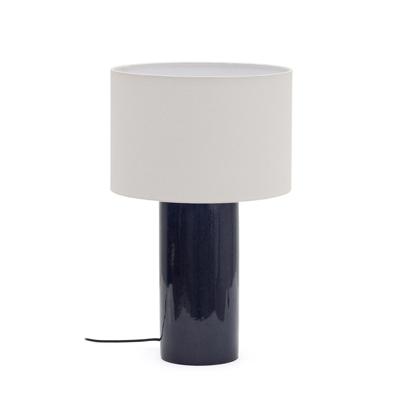 Kave Home Tafellamp 'Toneric' Keramiek, kleur Blauw