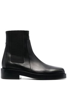 Jil Sander bottines chelsea en cuir - Noir