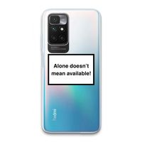Alone: Xiaomi Redmi 10 Transparant Hoesje