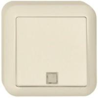 ELSO AP-toets 382110 10A verlicht CONTURA parelwit 1 stuk(s)